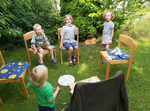 Kindergottesdienst in der evangelischen Pfarrkirche in Timelkam